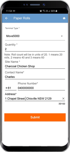 Merchant point app screen one