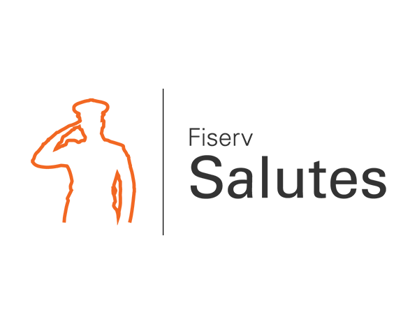 Fiserv Salutes logo
