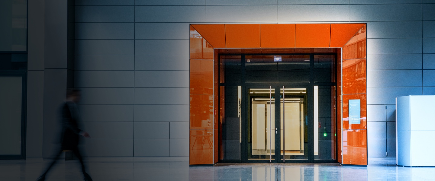 Orange-Doorway
